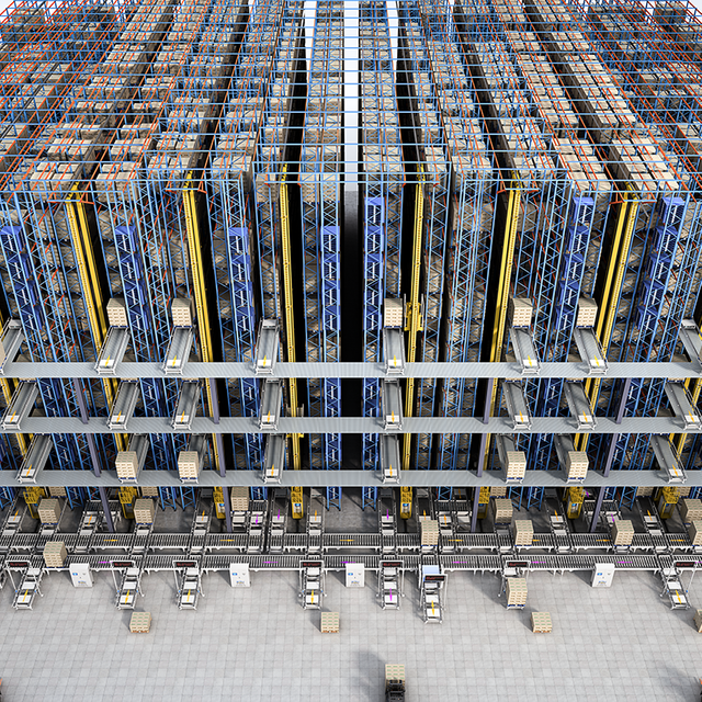 Soluciones de estanterías de profundidad única